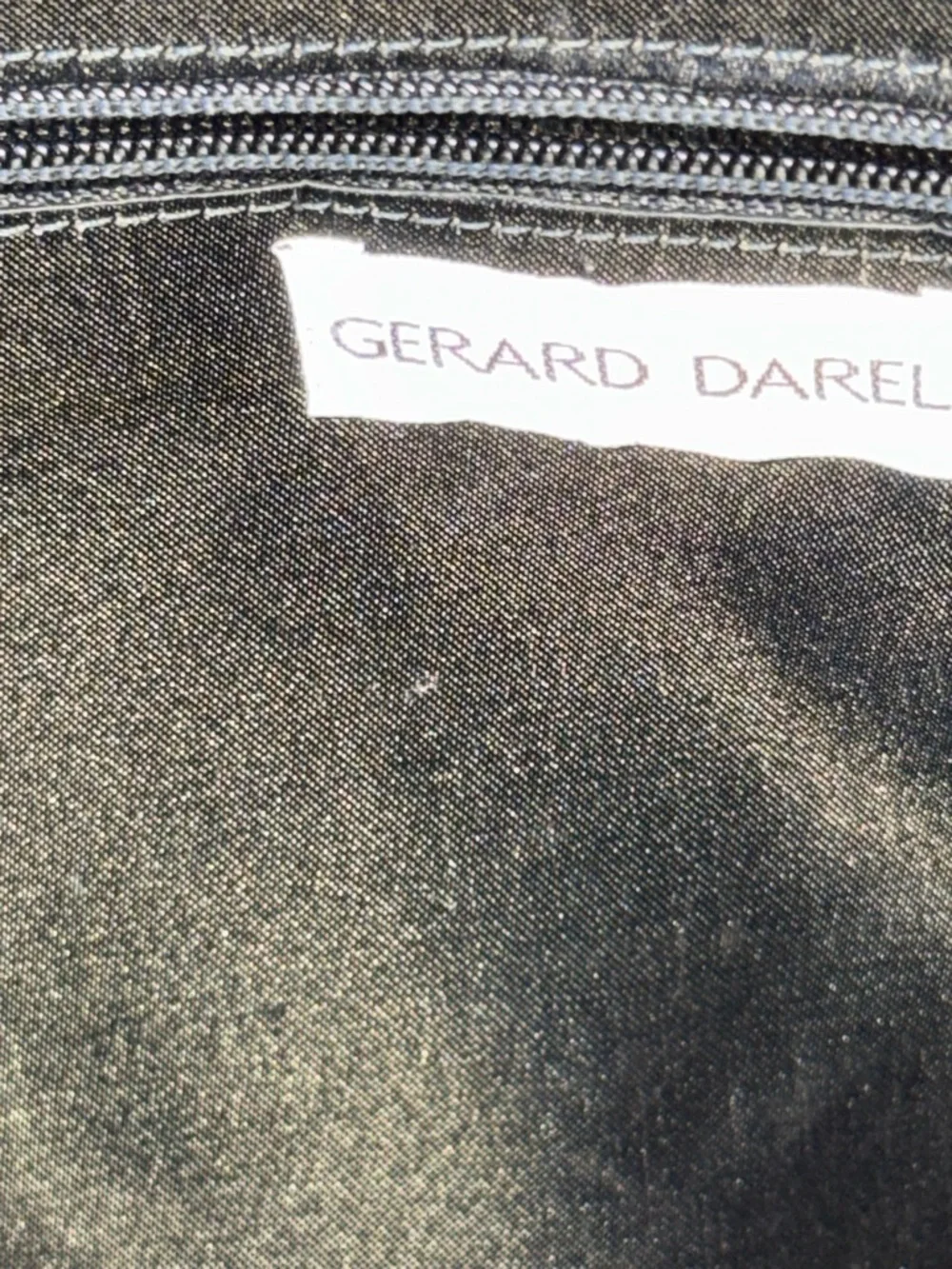 Authentic GERARD DAREL Red Leather Tote | Large Structured French Handbag